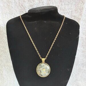 BNWOT 3/$30 20" Bronze Steampunk Chain & Pendant Jewelry!!